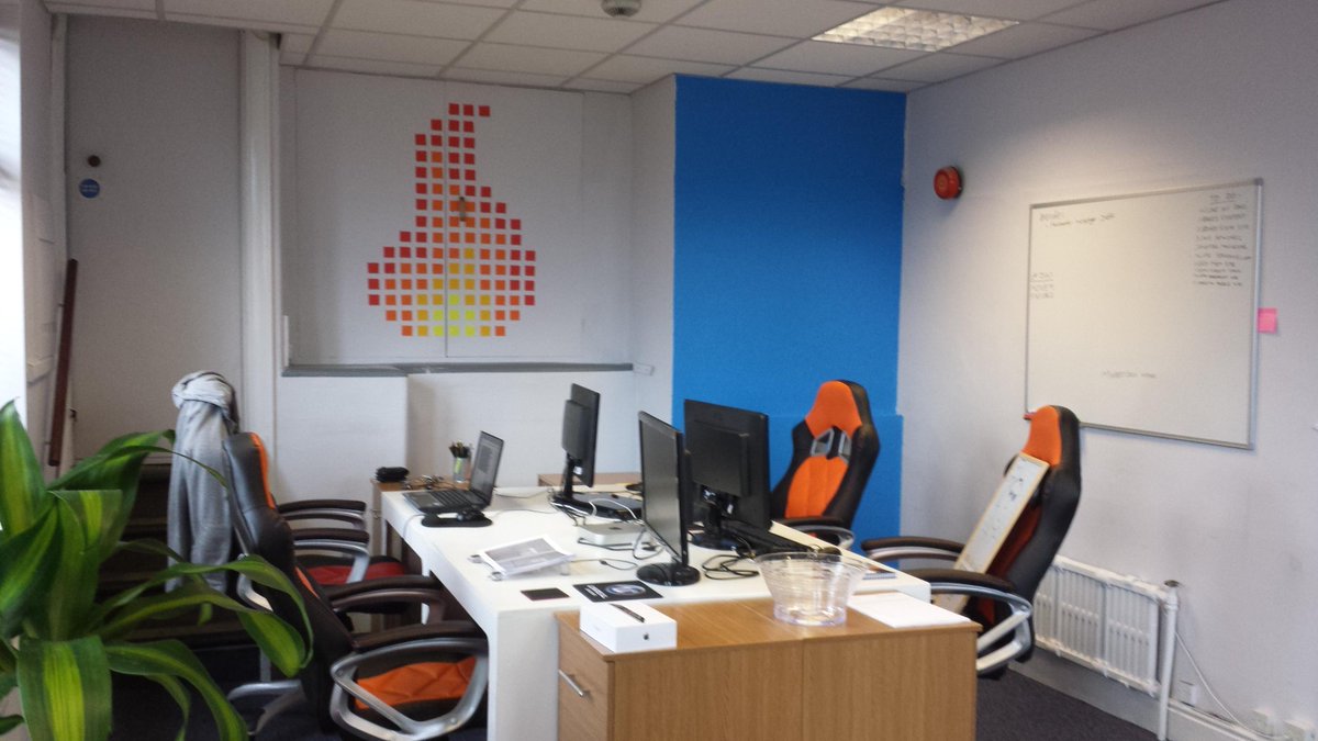 StaticGamesLTD's tweet photo. Good morning everyone! Welcome to our brand new office where all of the Mendel magic will now be happening. :) http://t.co/JbdSEYMkMv