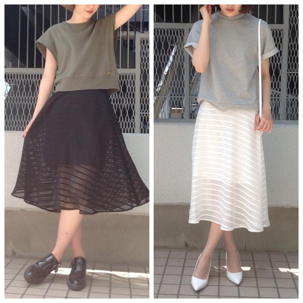 _goocy_'s tweet photo. 【あべsolaha店ーBLOG更新】

NEW▷カタログ掲載アイテム♡
透け感のあるフレアスカートが入荷しました
大人の涼しげコーディネートに注目！

http://t.co/mJgzApuAXU http://t.co/0iVA7sSLpl