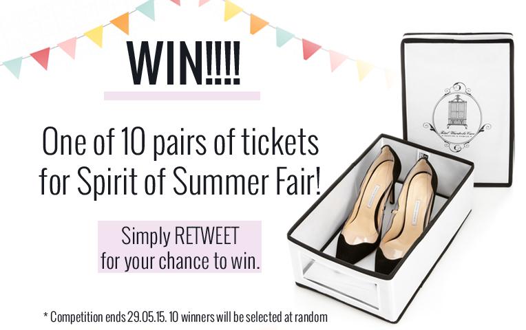 #win one of 10 pairs of tickets to The Spirit of Summer Fair! Simply RT to enter #competition