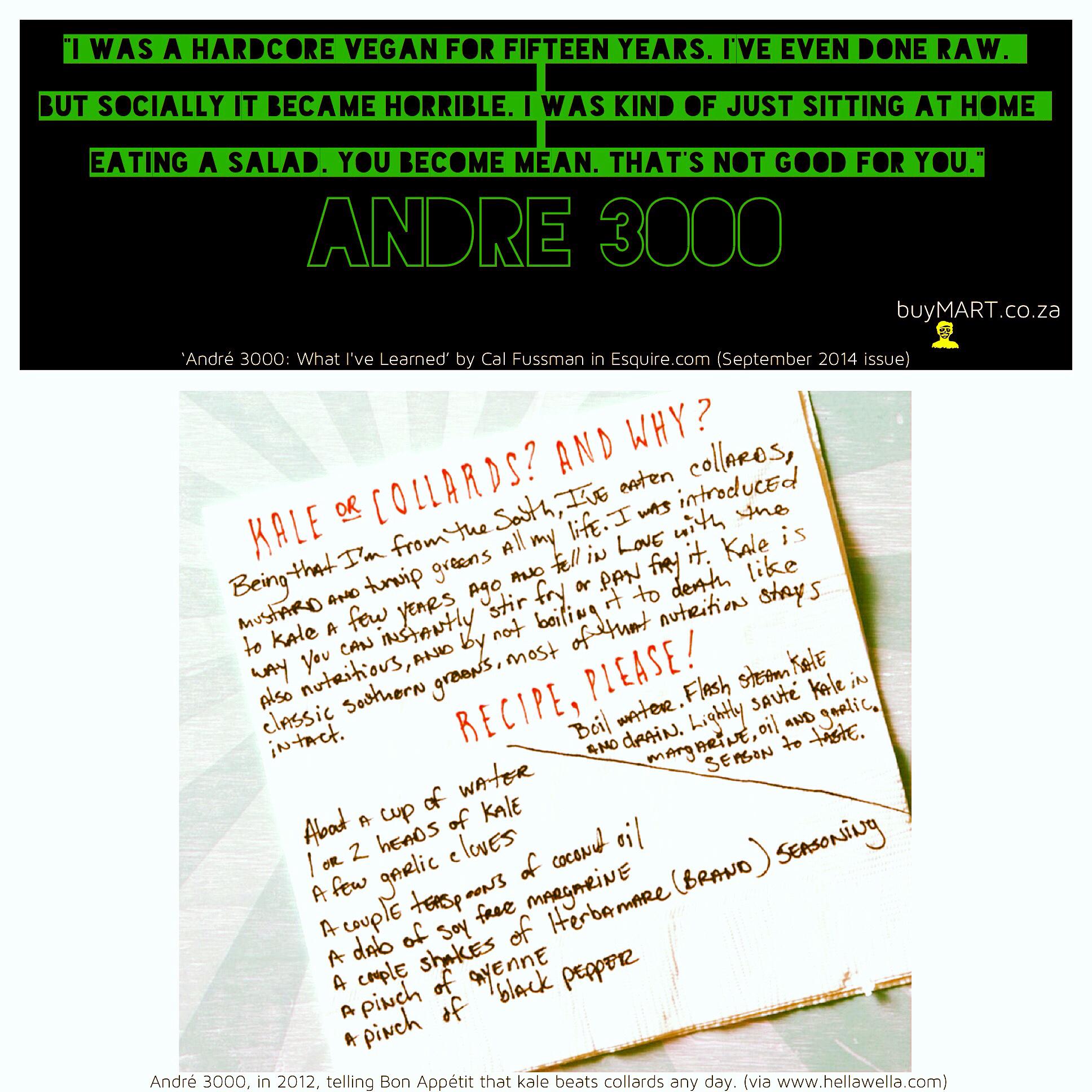 Alright Alright Alright! Hey Ya! Happy Birthday André 3000!   