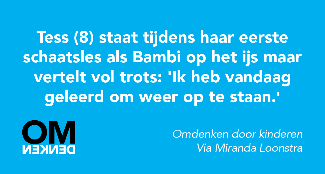 Omdenken door kinderen.