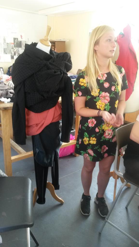 "It's a comment on people surviving after natural disasters and fending for themselves" <a href="/sustfash/">Centre for Sustainable Fashion (CSF)</a> <a href="/ejfoundation/">Environmental Justice Foundation</a>