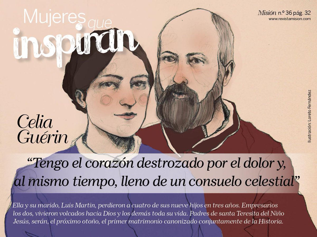 RevistaMision's tweet photo. Empresaria y madre de 9 hijos, entre ellos, santa Teresa del Niño Jesús. 
#MujeresQueInspiran http://t.co/mI0NTI9DDr