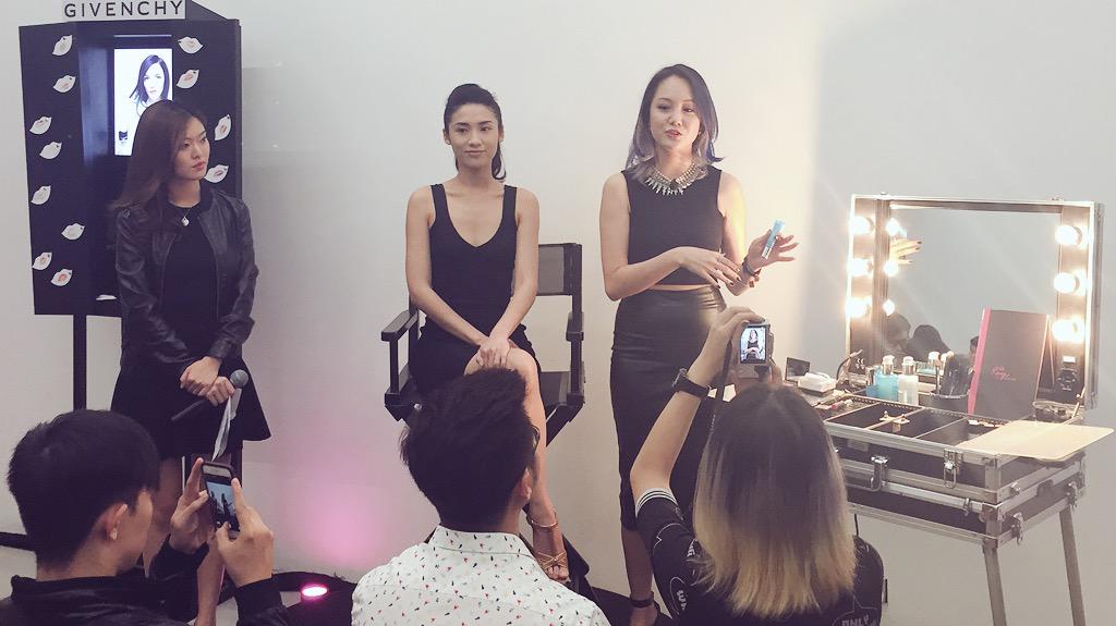 popspoken's tweet photo. More about today's lipstick launch by @givenchy over at our Instagram (@popspoken_sg!) #givenchysg http://t.co/mvGn5NGR3O