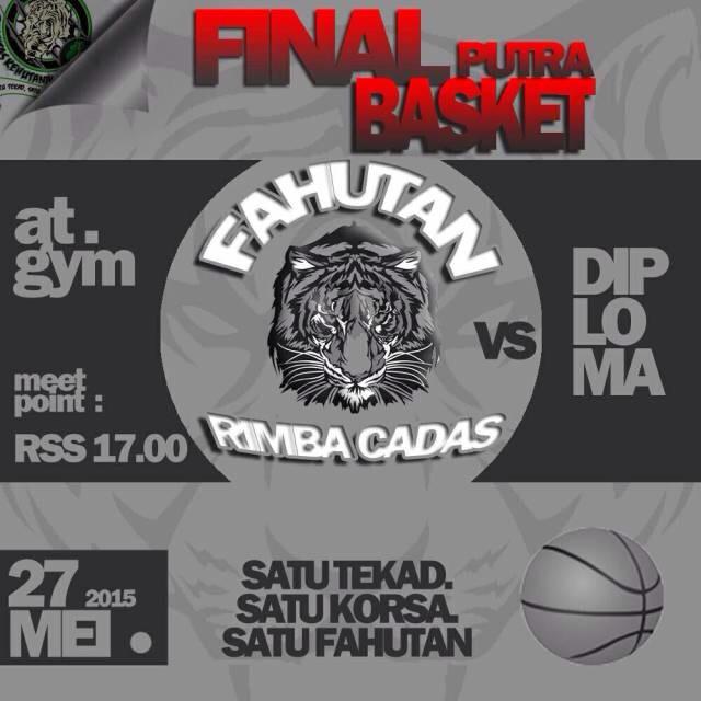 SisasMan's tweet photo. Semoga Fahutan Jadi juara malam ini.. Amiin ..:) @RimbaCadas http://t.co/oIxRFQE9wZ