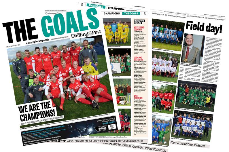 Champions YEP Goals Special today 76 winning teams a great keepsake of  season  <a href="/WRCAFL/">West Riding League</a> <a href="/Natwelshy/">Nat Welsh</a> <a href="/officialwanders/">Whitkirk Wanderers</a>