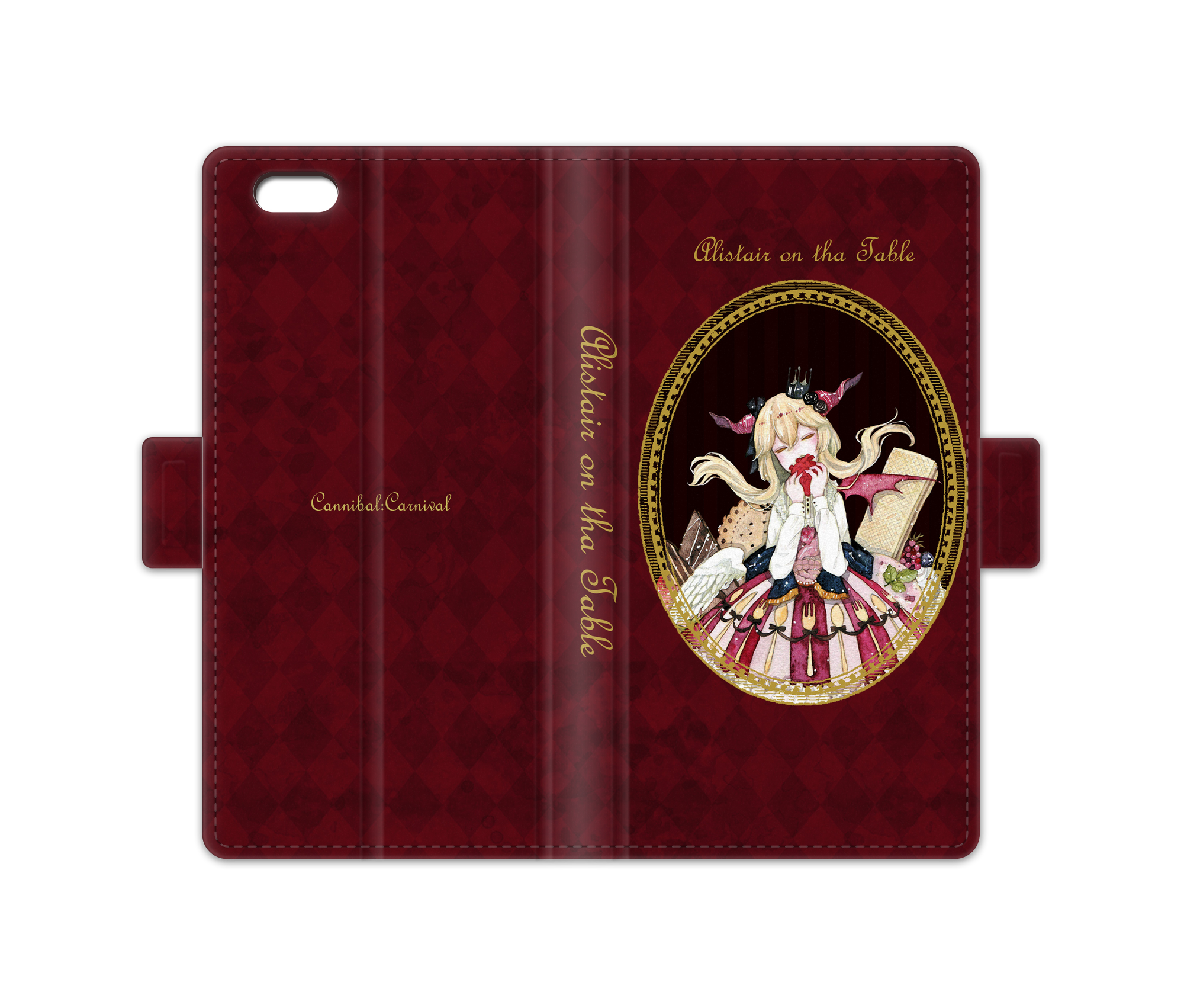 ぱた 8 5 15 グループ展 仄暗く湿った森で Boothにて受注生産販売している商品に イラスト 本の装丁を模した手帳型iphoneケースを追加しました 今のところ対応機種はiphone6のみとなっておりますので