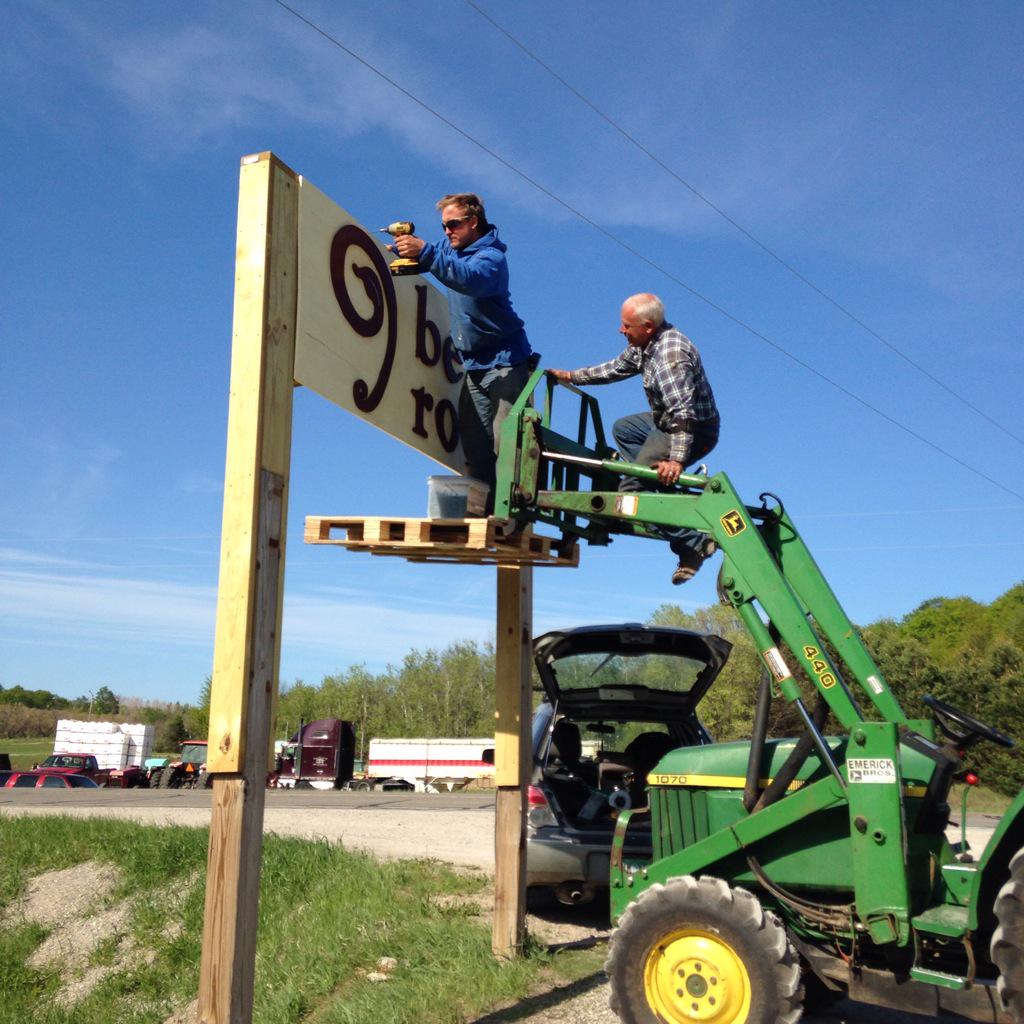 New sign at the #bakery on M-204! And new summer hours, too - we're open 7 days/week! #bread #croissants #pie #yum