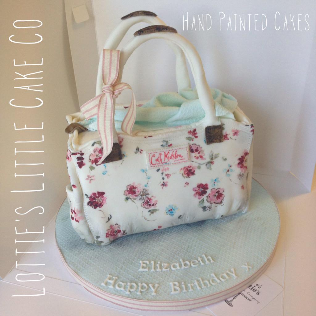 LottiesCakeCo's tweet photo. Cath Kidston hand bag (yup another one!) #cake #cakemad #cathkidston http://t.co/dkd2ghz8dr
