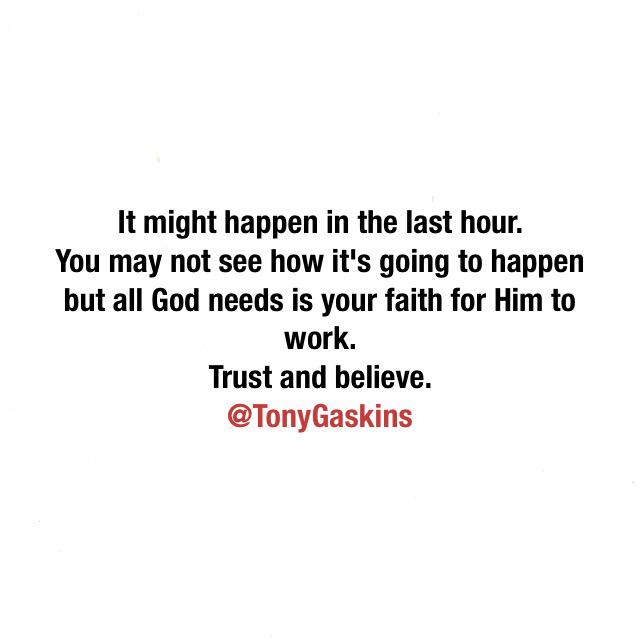 TonyGaskins's tweet image. Trust and believe