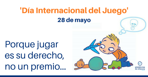 platdeinfancia's tweet photo. 28 de mayo: Día Internacional del Juego... Porque jugar es su derecho #CDN, no un premio... http://t.co/I32q3K4ZwI http://t.co/rroHciKiOD