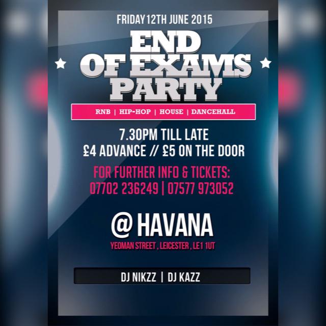 soulkitchen_uk's tweet photo. END OF EXAMS PARTY 
12th June 2015
DJ NIKZZ &amp; DJ KAZZ
#endofexams #djnikzz #djkazz #under18  rave #aslevel #gcse http://t.co/eZpyVOncZN