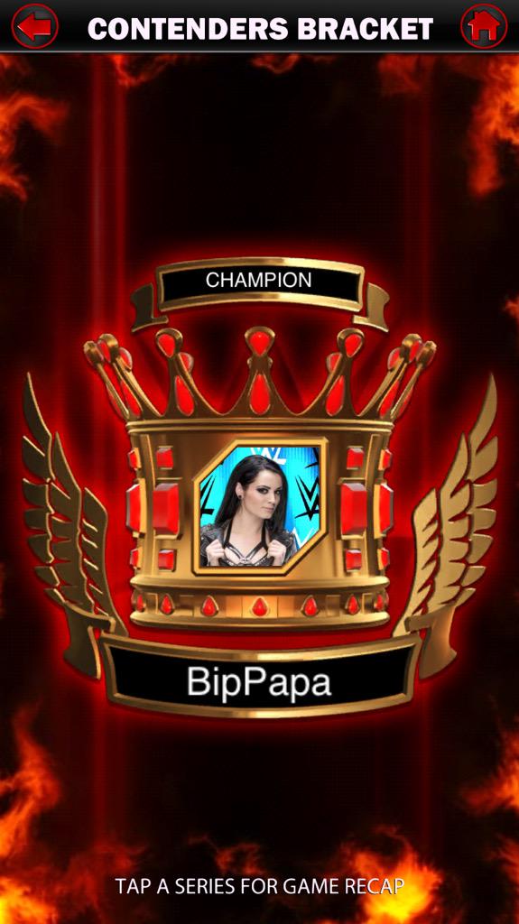 MyNba2015's tweet photo. I was asleep and somehow won the kotr #WWESuperCard http://t.co/kUXpCySyx4