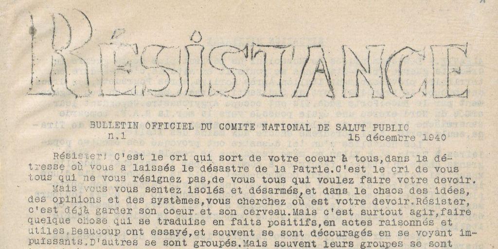 La presse clandestine  de la Résistance dans Gallica bit.ly/1SBR1R0 #Pantheon2015 #2GM