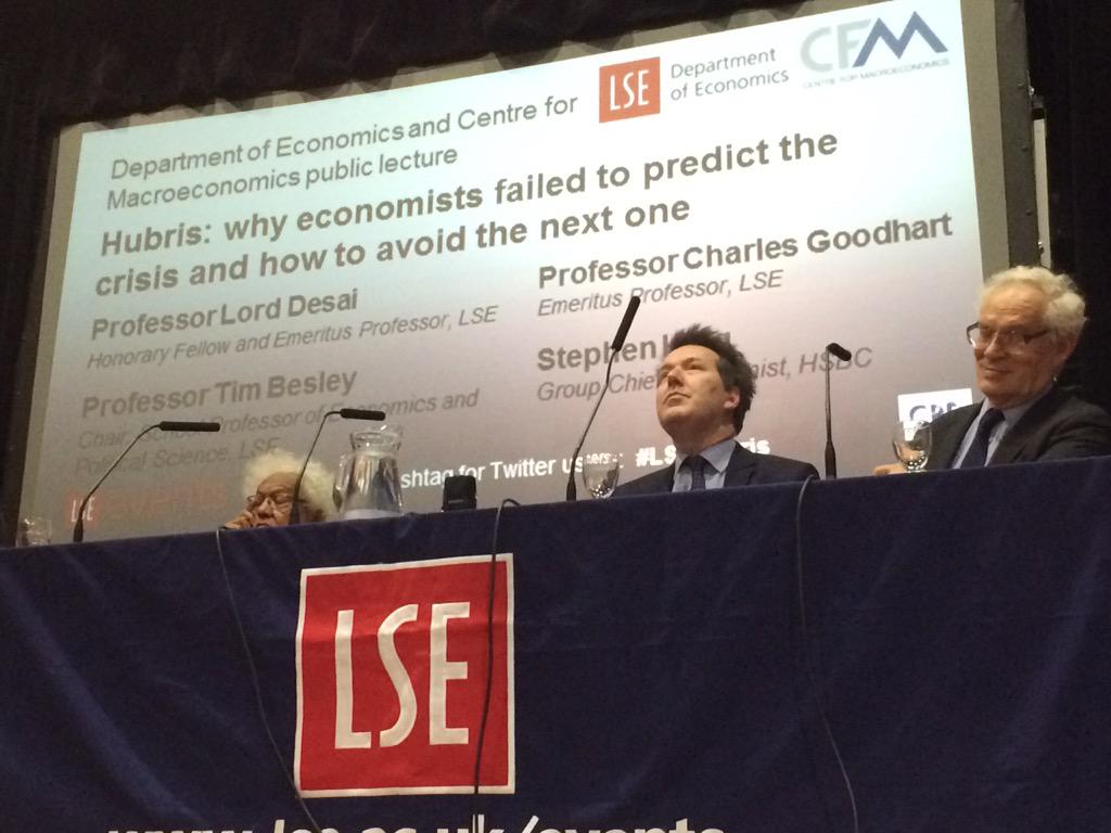 At least I can see Lord Desai's hair sticking out... #LSEhubris debate about to kick off cc @KingEconomist: http://t.co/H9Fml09tKz