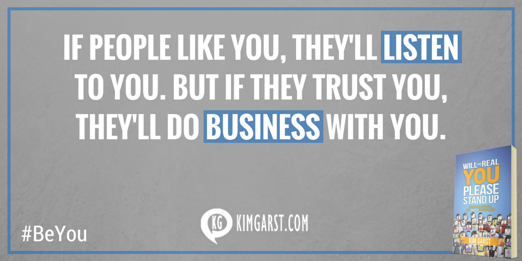 kimgarst's tweet photo. If people trust you then they will do #business with you. #BeYou http://t.co/YhsKAmD3As http://t.co/daVytODzMu