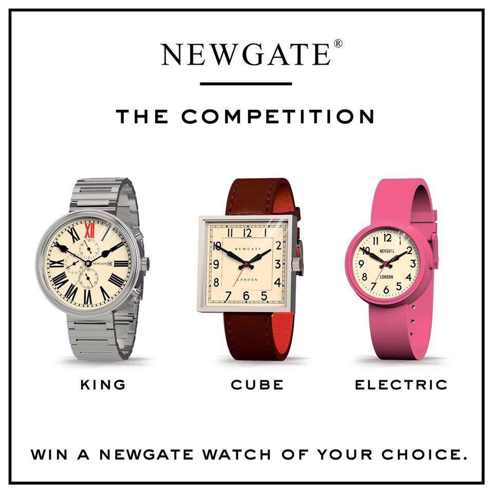 #WIN your favourite #Watch!

#RT and #Follow to enter

#Newgate #competition #giveaway #winitwednesday ends 29/5