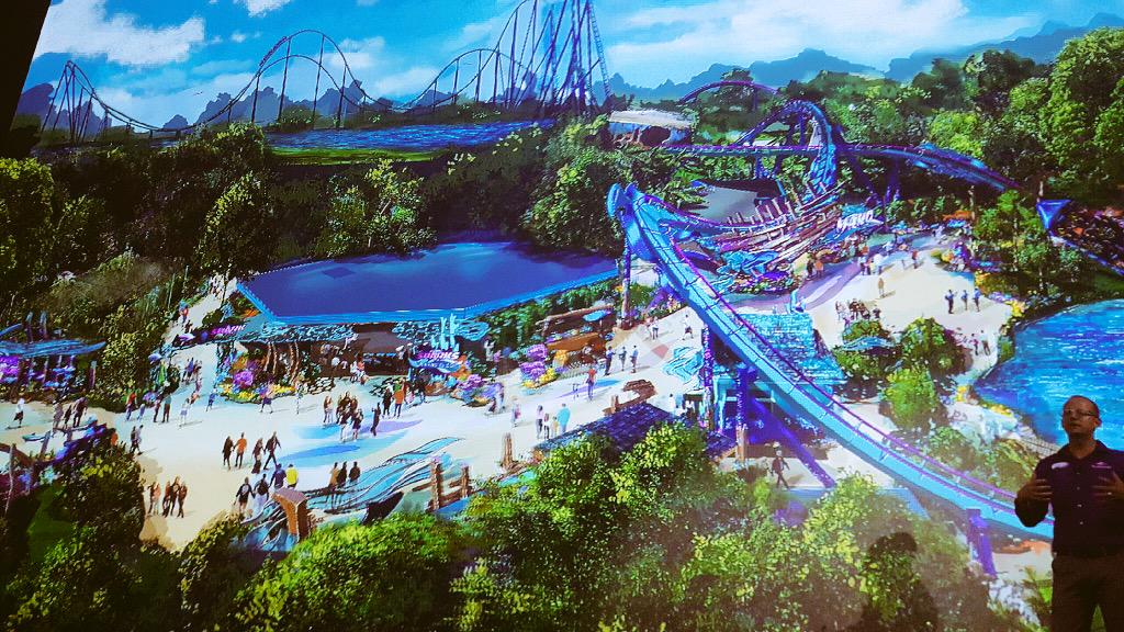OrlandoInformer's tweet photo. An extended look at Mako, @SeaWorld's latest coaster, and its surrounding area. #NothingFaster http://t.co/Q93QwZA2f1
