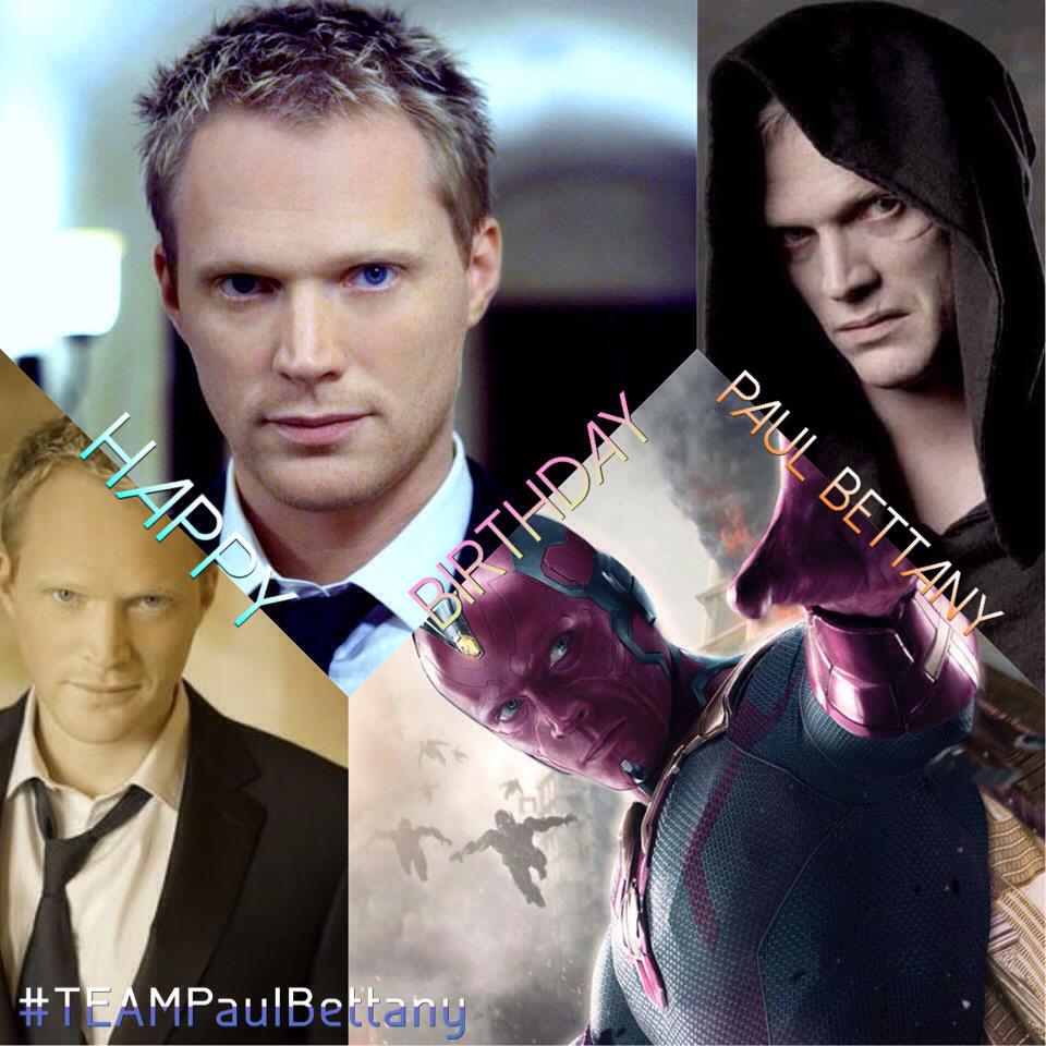 Happy Birthday Paul Bettany <3 <3 