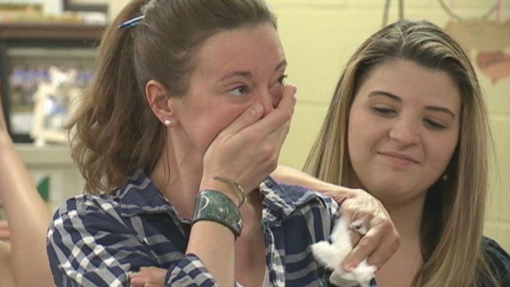 GMA's tweet photo. High school's senior class giving $8,000 raised for class trip to principal battling cancer. http://t.co/BQ9t5qpjAq http://t.co/b9Zt7IMDEv