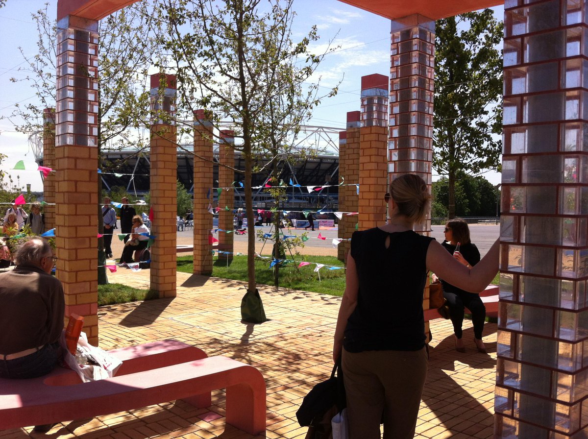 Great to have <a href="/HelmeSchool/">Helme C of E Academy</a> on Mandeville Place, <a href="/noordinarypark/">Queen Elizabeth Olympic Park</a>, to celebrate the  #London2012 Paralympics! #halfterm