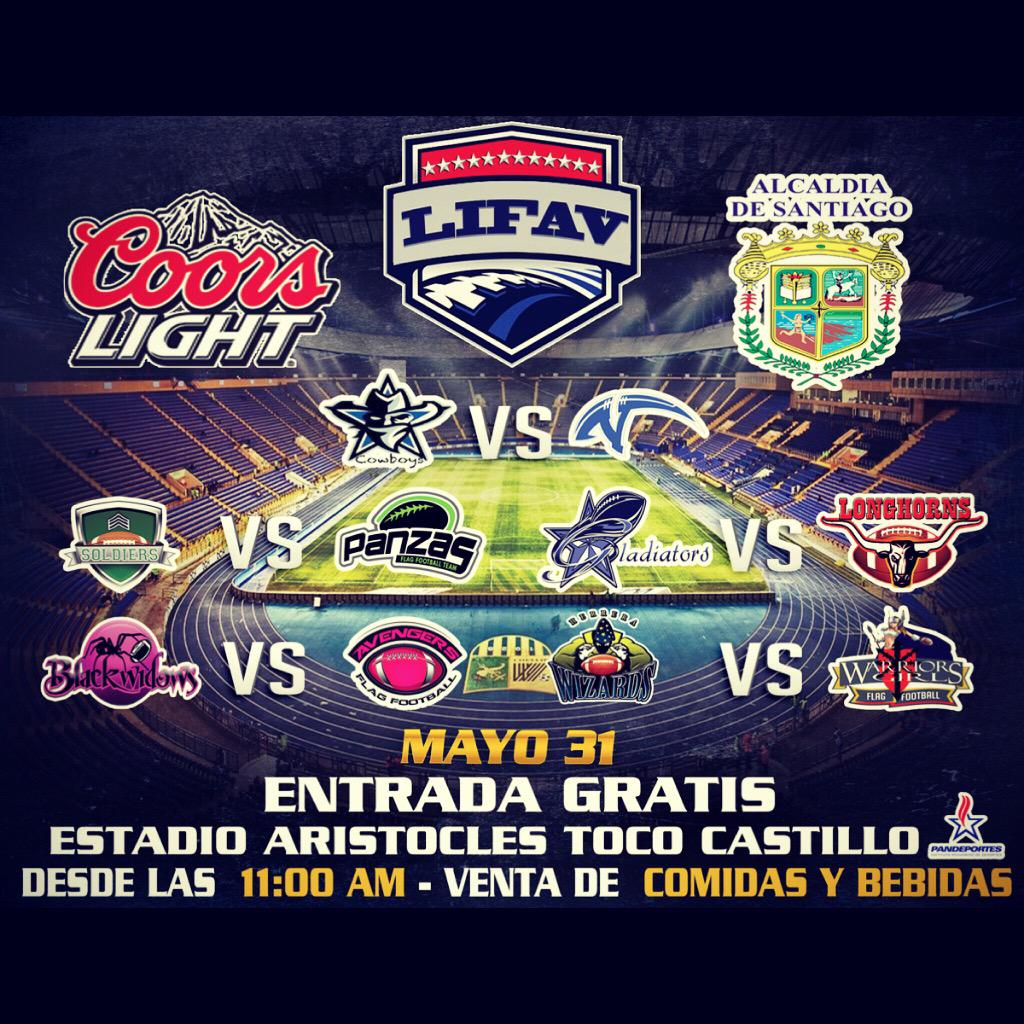 Octava fecha #LIFAV <a href="/Panzas_Flag/">Panzas Flag Football</a>  vs <a href="/soldiersflag/">Santiago Soldiers</a>