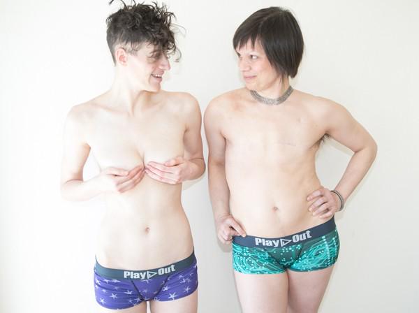 Independent's tweet photo. A genderless underwear company is using breast cancer survivors as models http://t.co/5MAVE0JG8D http://t.co/wWx62I8qrG