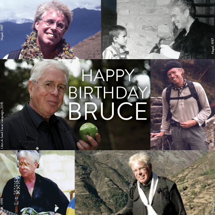 Happy birthday Bruce Cockburn! Thanks for 45 years of advocating for families+farmers.  