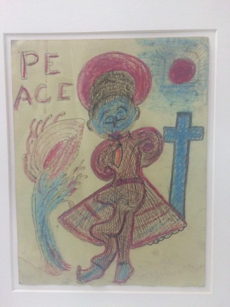 Interested in owning a #NellieMaeRowe ? Message me for details. Crippled Angel, Late 1970's 11 x 8.5.