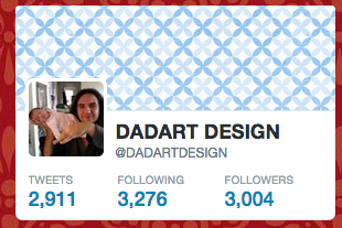 DADARTDESIGN's tweet image. woah ! so you're #threethousand !
Welcome to all !!