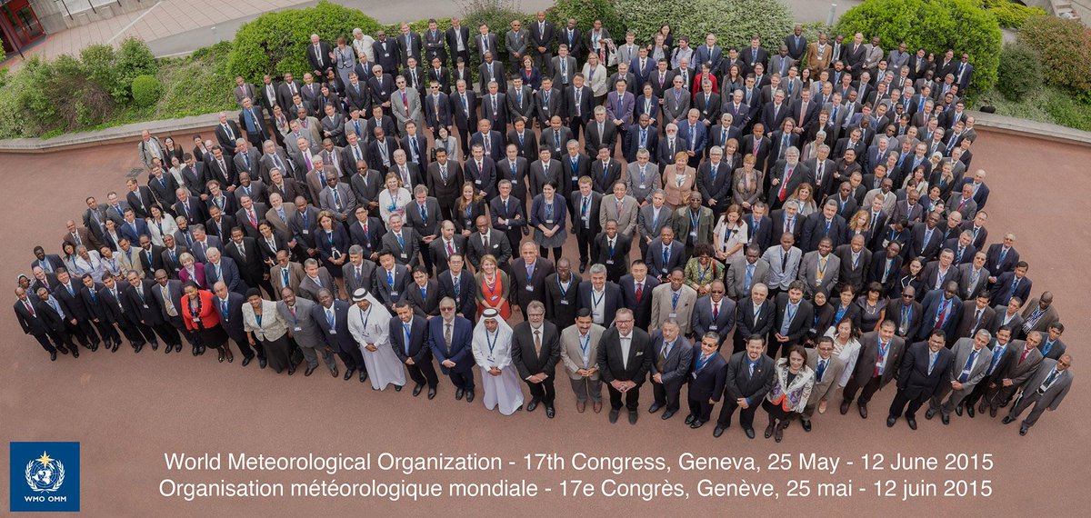The view from above - delegates to <a href="/WMOnews/">WMO news</a> #Meteoworld Congress in Geneva wmo.int