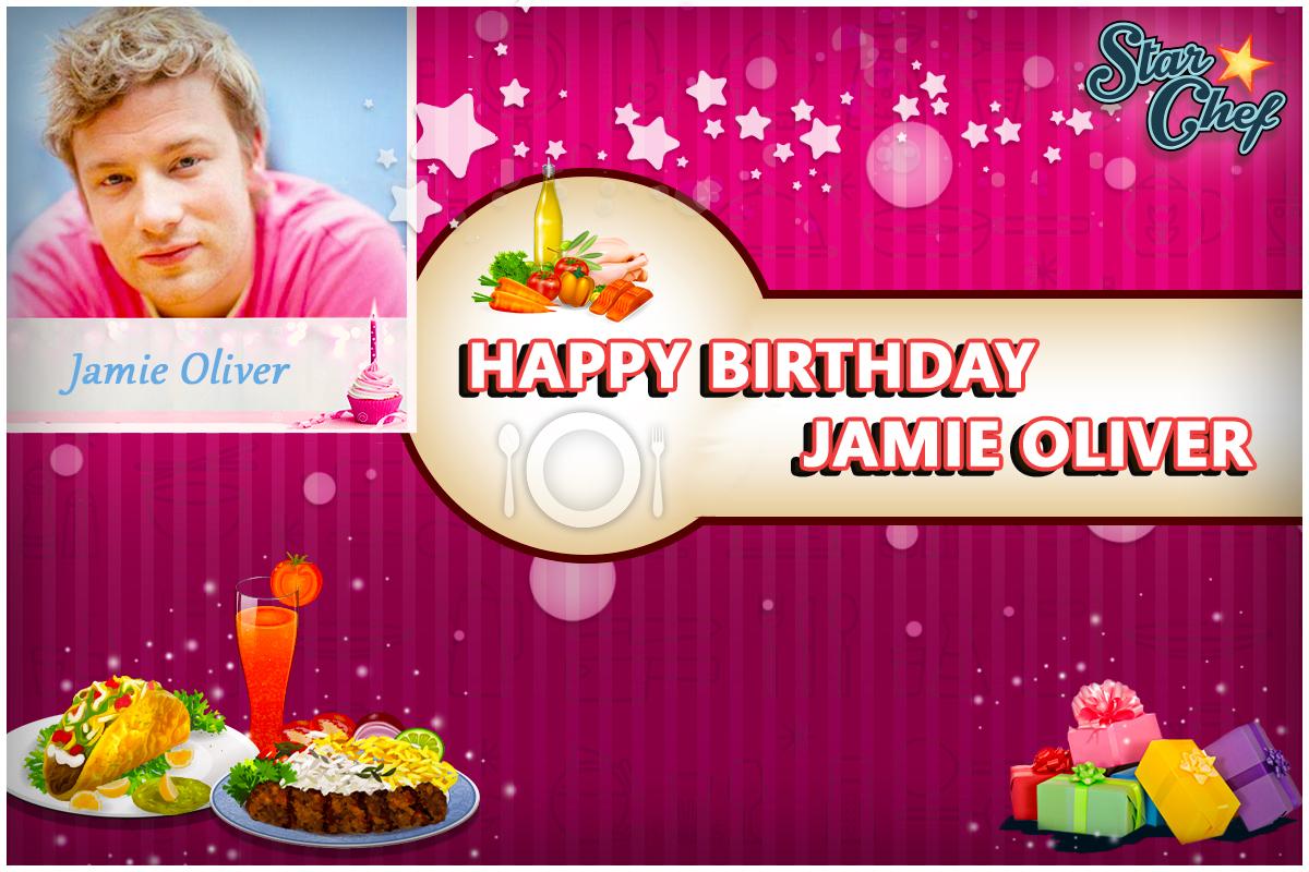 Happy Birthday to the Amazing Chef Jamie Oliver    