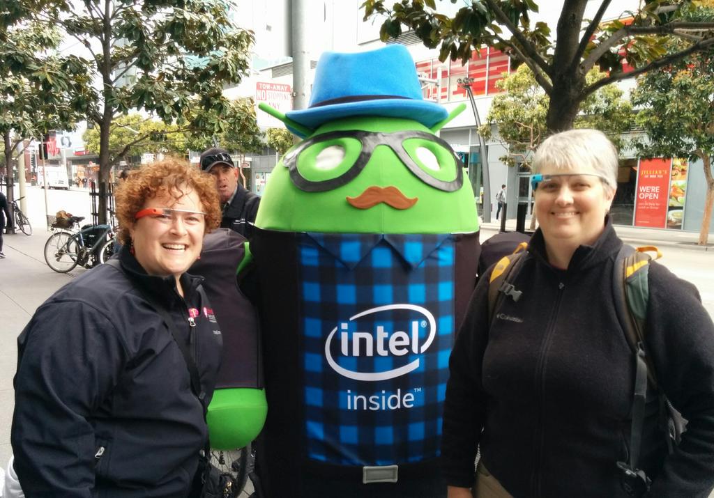 TrishWhetzel's tweet image. Met a friendly face #io15 #intelandroid