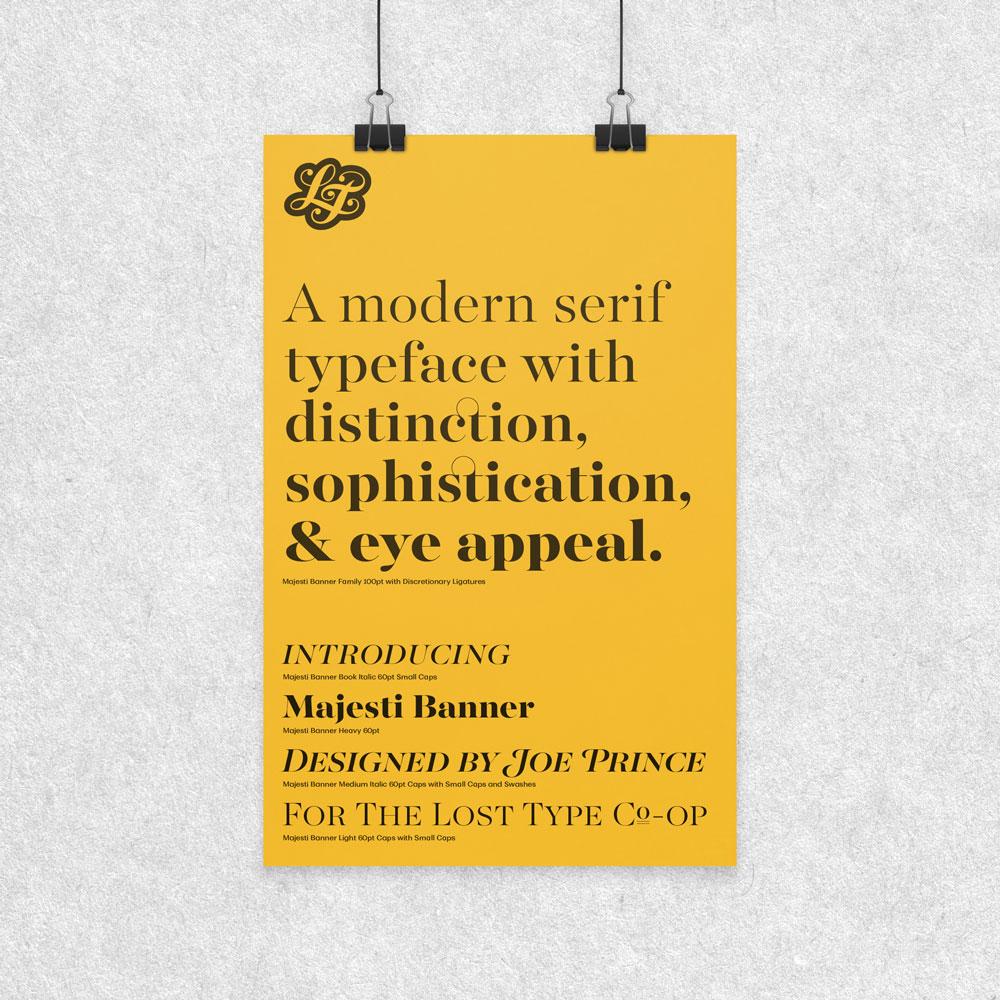 Riley Cran On Twitter I Designed The Specimen Poster For Majesti
