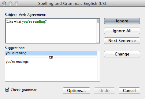 hollylevin's tweet photo. This explains why proper grammar is dead. #WTFWednesday #rukidding #computerpower #Help_me http://t.co/6M0wfXpakr