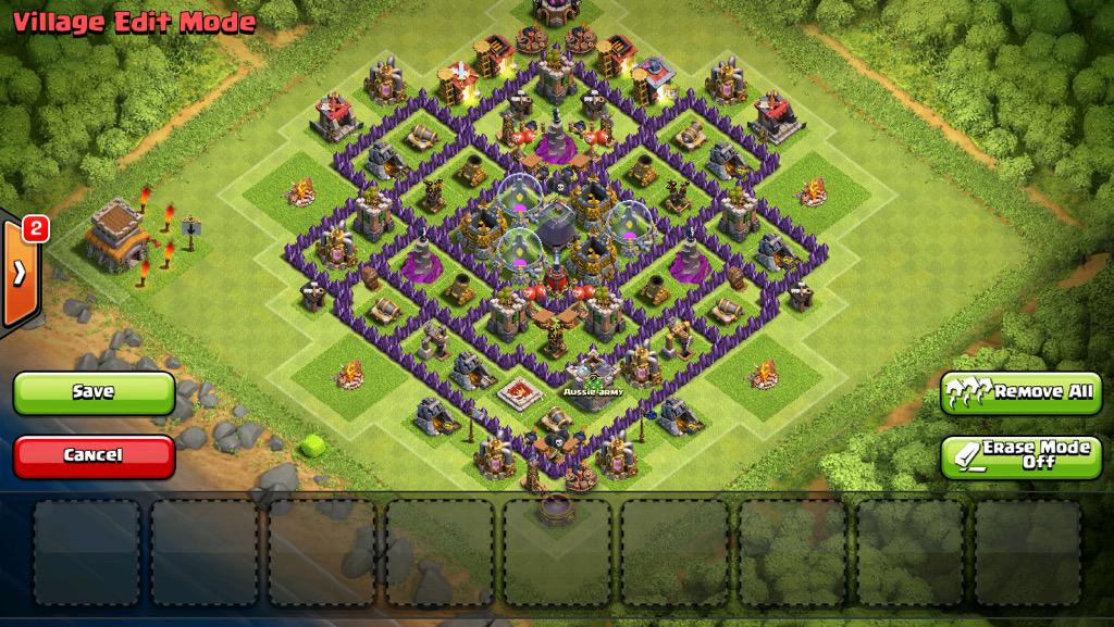 Deeklan14's tweet photo. Great town hall 8 farming and war bases! Fill free to use http://t.co/jZTNDOE2DG