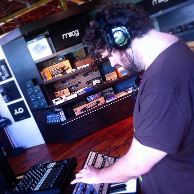 CaptGreenMusic's tweet image. We stopped by the #moogstore in Asheville yesterday, who thinks Ross needs to get himself … ift.tt/1LKDMIV