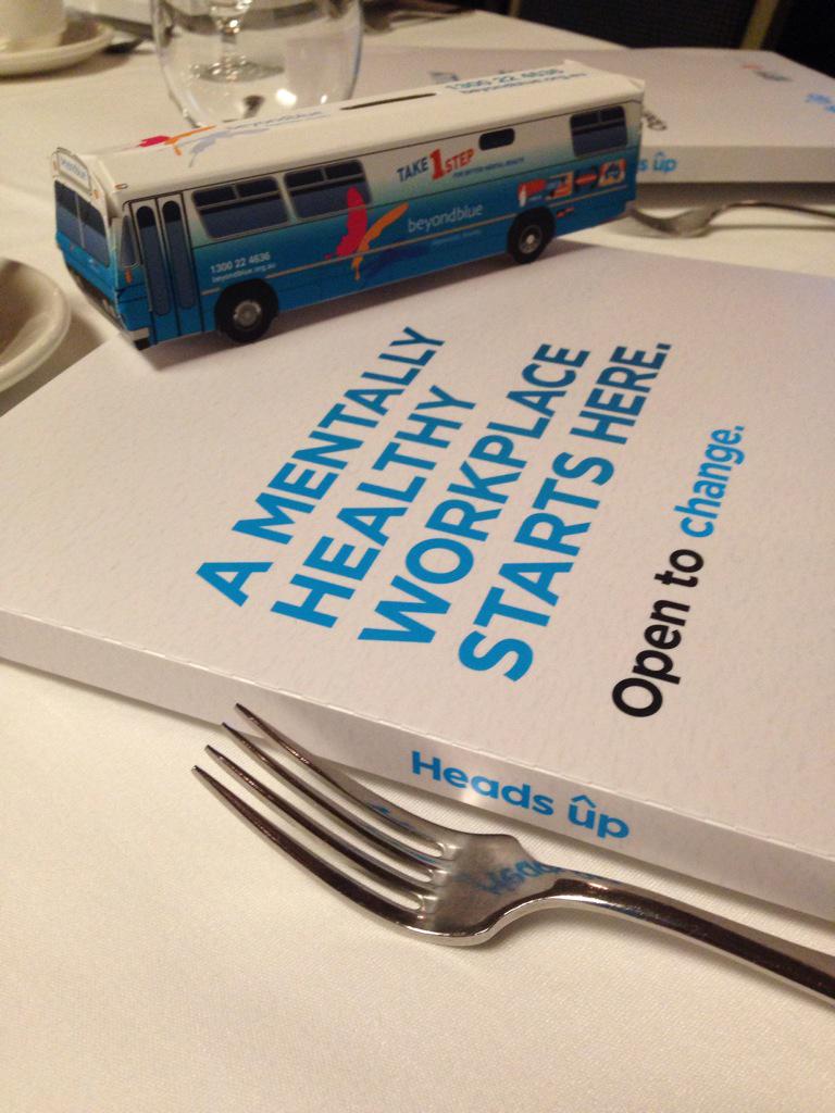 91% of workers say it's important to work in a mentally healthy workplace #HeadsUpAU