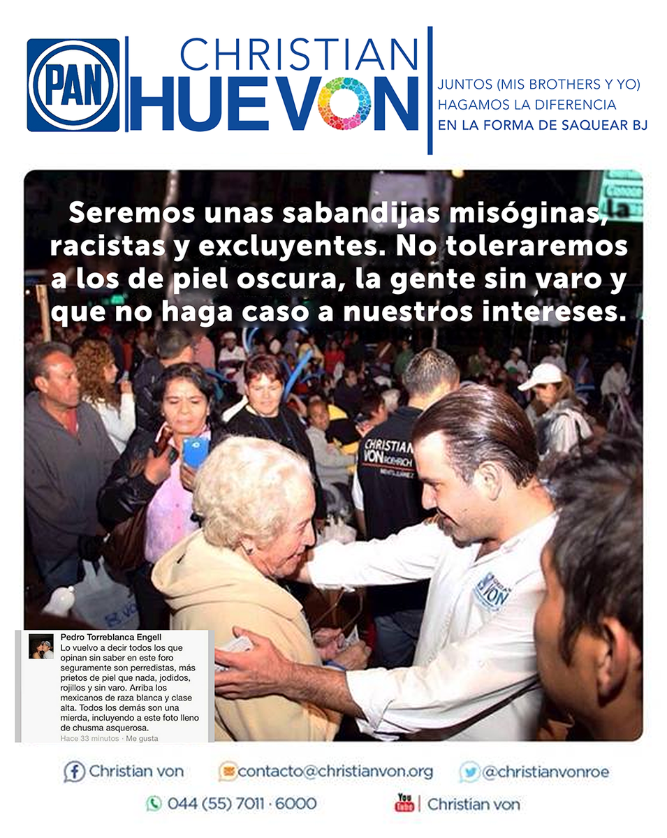 yeldelegado's tweet photo. Los compromisos del candidato @Christianvonroe #JuntosHagamosLaDiferenciaEnLaCiudad. Pura #CorrupciónAzul #FueraPAN http://t.co/DEfWMo4SGc