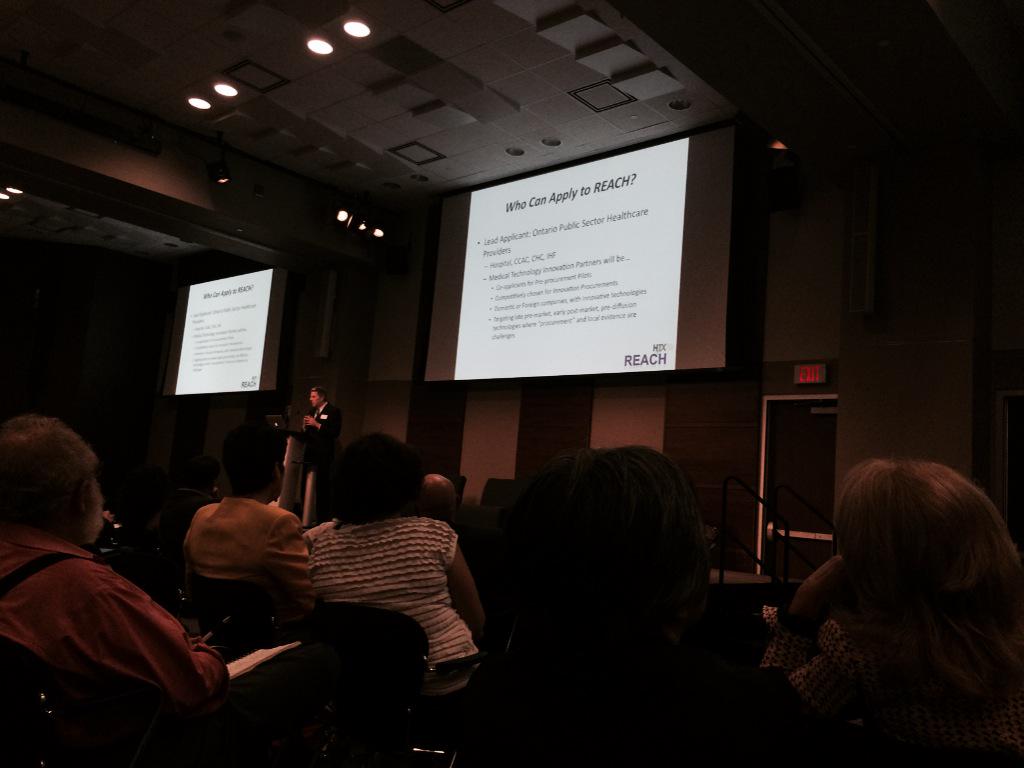 mari_iromoto's tweet photo. Show me the money! Listening to #HTXREACH at @MaRSDD on how to access project funds for innovn programs @EastGeneral http://t.co/anTwgrCtlN