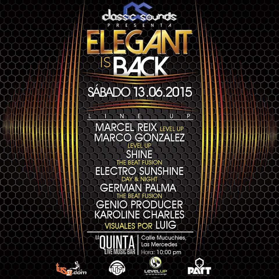 classicsound01's tweet photo. ••••Elegant is back•••• @laQuintabart se viene este 13 de junio te esperamos http://t.co/14RT802Ooo