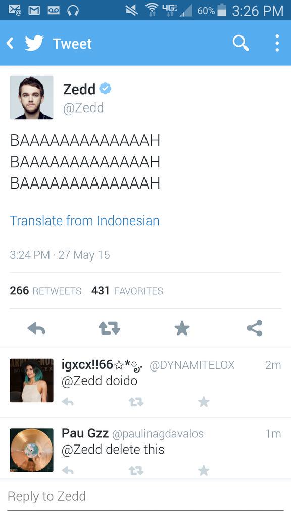mykaelabeattie's tweet image. Apparently you&apos;re Indonesian now? 😂😂 #SmartGoogle @Zedd