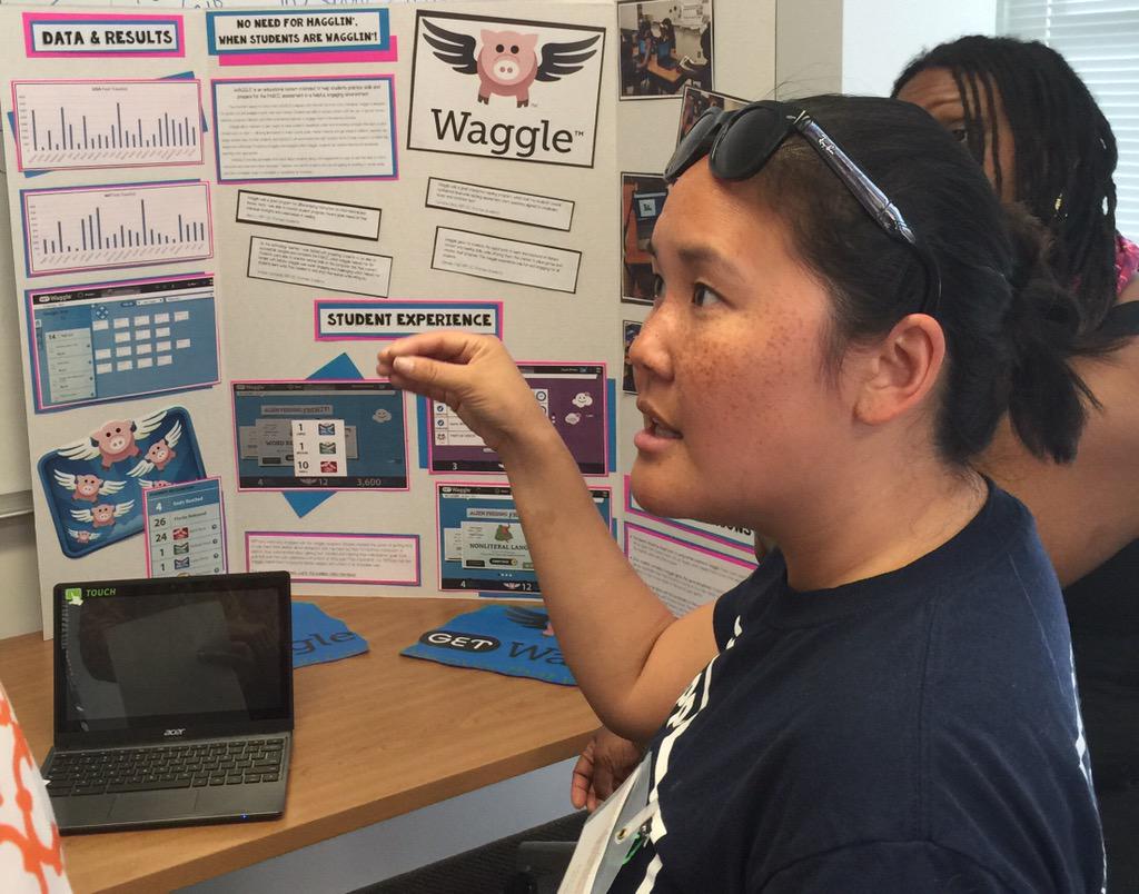 adamroberts_1's tweet photo. Alice telling us how Waggle has helped kids hold themselves accountable. #AssignYourself #TechFest #edtech http://t.co/yMLUVAm1Vb