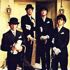 The beatles wore hats!