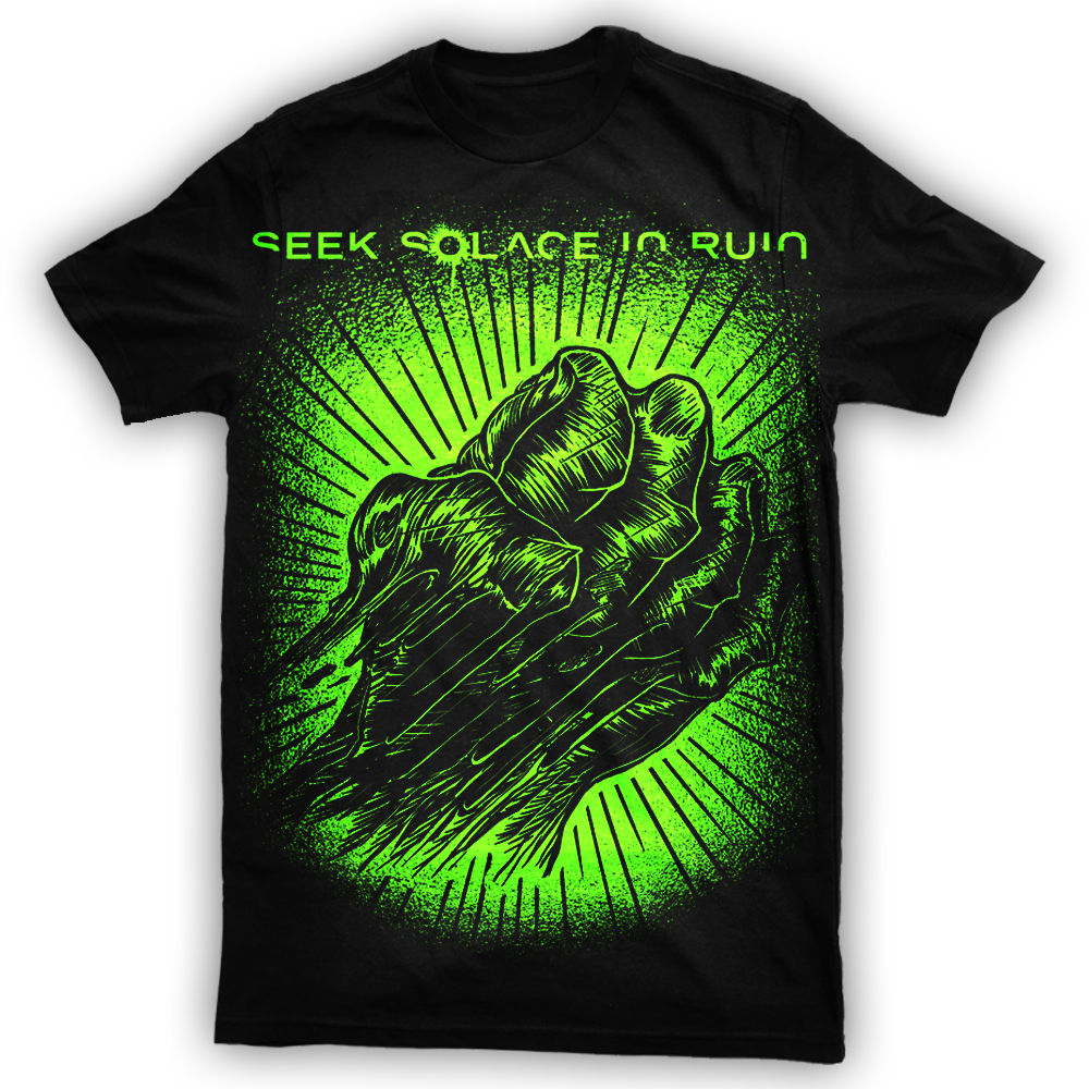 SSIR_Official's tweet photo. *MERCH!*

Our new Plutonium Power Punch t-shirt is now available to pre-order from 
http://t.co/haqCM9GcRb http://t.co/b14AwJKCNg