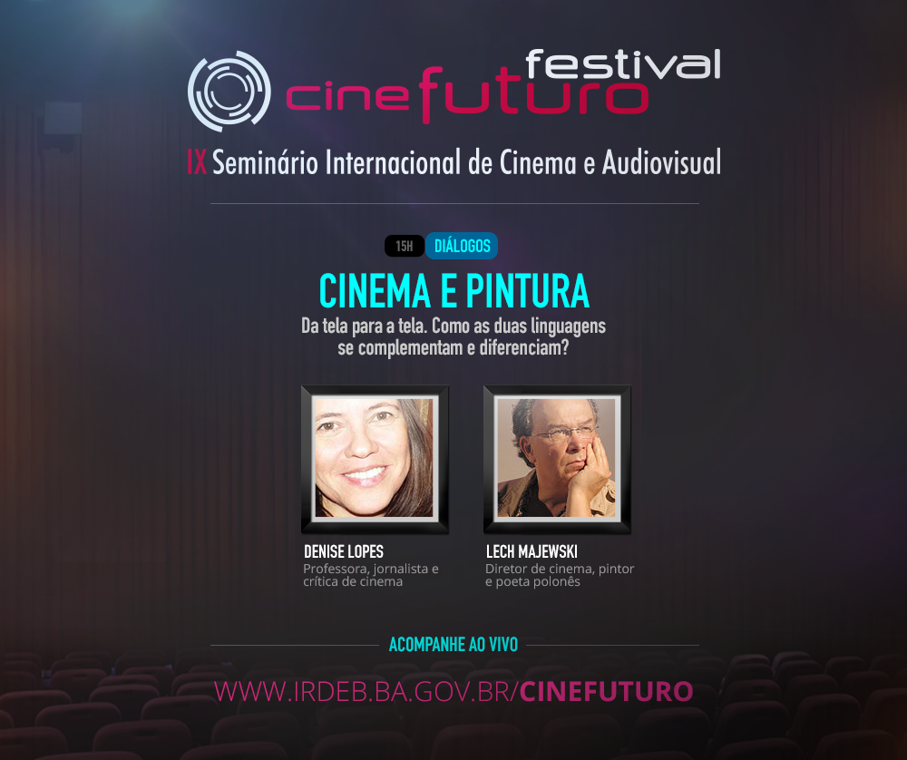 aliveiras's tweet photo. A transmissão TVE tá de volta com @lopesdenise e Lech Majewski. #CineFuturo http://t.co/GhqQtIb3vN http://t.co/5xAHjQ9opC