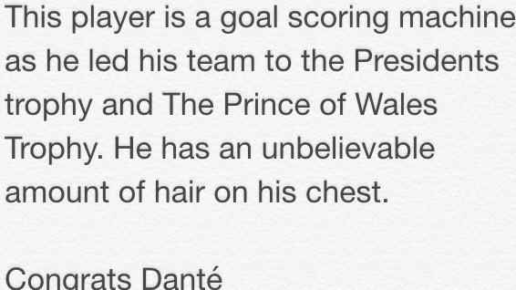 IFHL_Skss's tweet photo. The Wayne Kirbyson Award(Top forward)
@Gammeltoe_10 / @BigDants http://t.co/cvc2LYyqSc