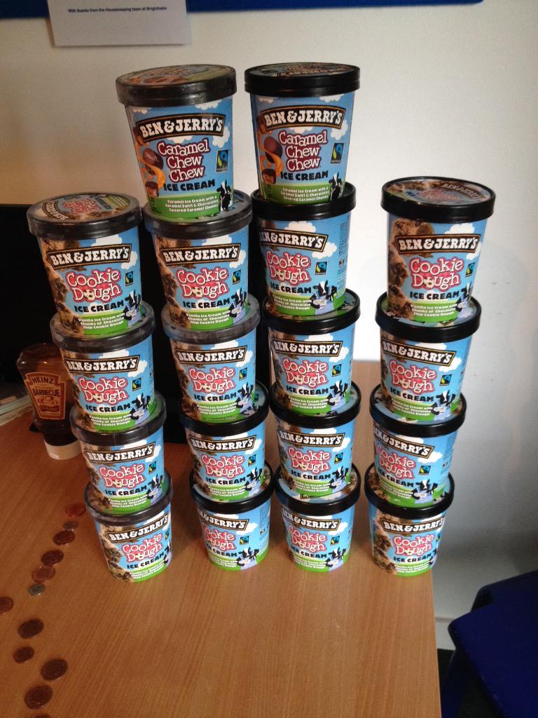 JaNolan26's tweet photo. This is where the the student loan has gone... #Worthwhile #UniLife #Skint @benandjerrys @UNILAD http://t.co/24mP4ZsNTH