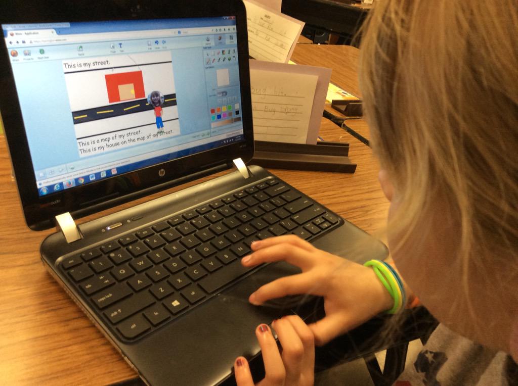 slatkamarijana's tweet image. Mini-Me on my mini-street in my mini-book. #wixie #meonthemap #bsd220tech