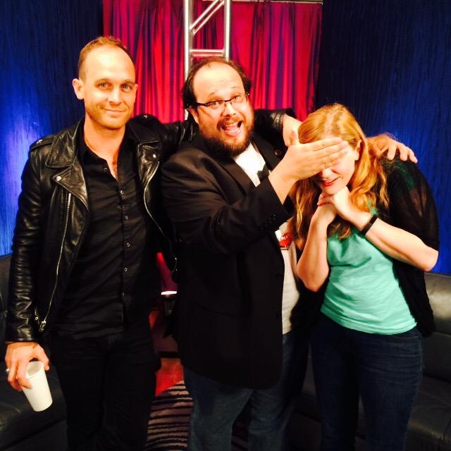 #EchoesofWar's @EmbryEthan & @WilliamBibbiani protect @JennaBusch from clowns on this week's Most Craved!